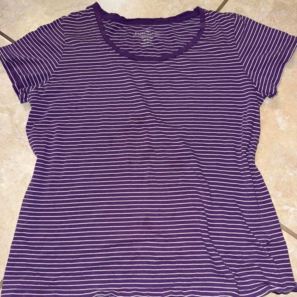 Faded-glory Women's Purple T-shirt